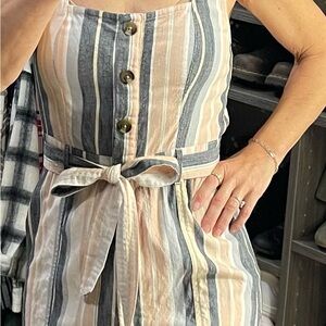 American Eagle Outfitters Multicolor Striped Romper